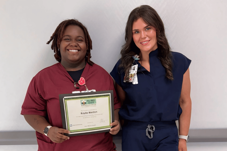 Saline Health System honors nurse, patient care tech with DAISY and BEE awards